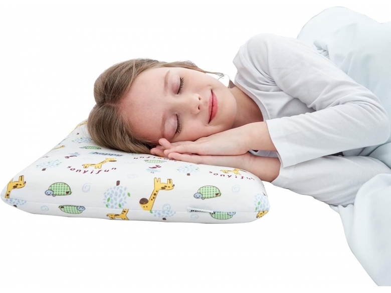SIKAINI Kinder Kopfkissen 30x50 Oeko-Tex Memory Foam Kissen mit weichem